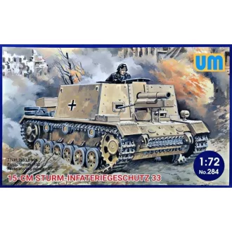 Unimodels 15cm Sturm-Infateriegeschutz 33 harcjármű makett