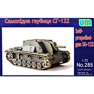Unimodels SG-122 self-proppeled gun löveg makett