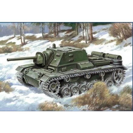 Unimodels SU-76i Self-propelled gun makett