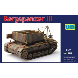 Unimodels Bergepanzer III harcjármű makett