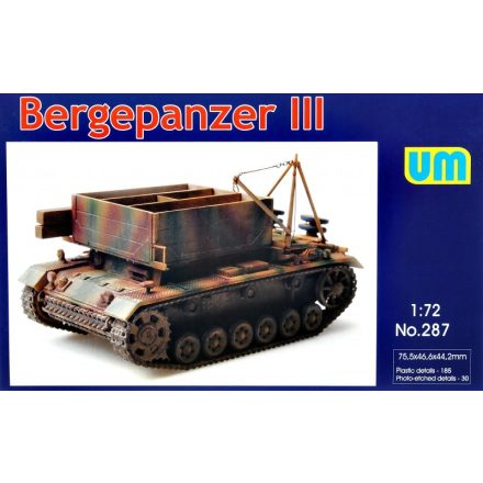 Unimodels Bergepanzer III makett