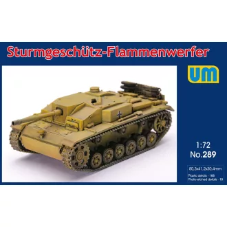 Unimodels Sturmgeschutz Flammenwerfer harcjármű makett