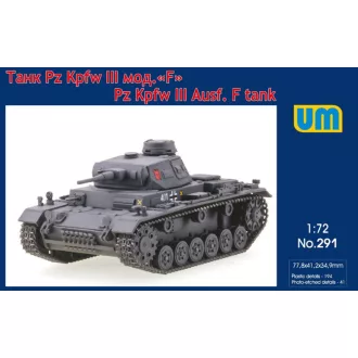Unimodels Pz.Kpfw III Ausf. F tank harcjármű makett