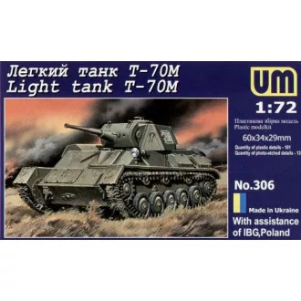 Unimodels Light tank T-70M makett