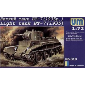 Unimodels Light Tank BT-7 (1935) makett