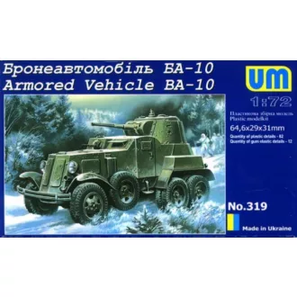 Unimodels Armored Vehicle BA-10 harcjármű makett
