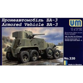 Unimodels Armored Vehicle BA-3 makett