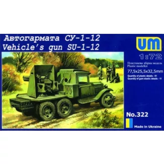 Unimodels Vehicle's gun SU-1-12 repülő makett