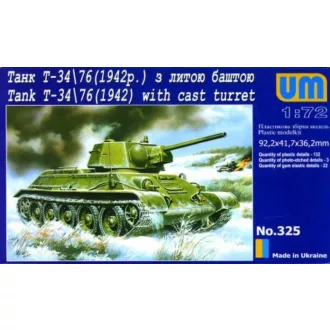 Unimodels Panzer T-34/76 (1942) harcjármű makett