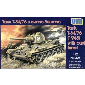 Unimodels T-34/76 (1943) makett
