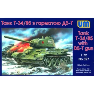 Unimodels T-34/85 with D5-T gun löveg makett