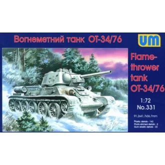Unimodels OT-34/76 Flamethrower Tank harcjármű makett