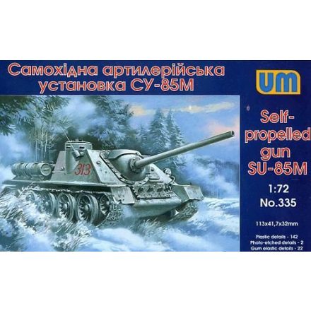 Unimodels Self-propelled Gun SU-85M makett
