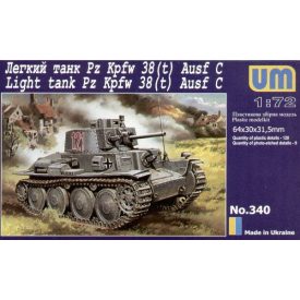 Unimodels PzKpfw.38(t) makett