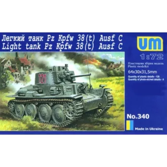 Unimodels PzKpfw.38(t) harcjármű makett