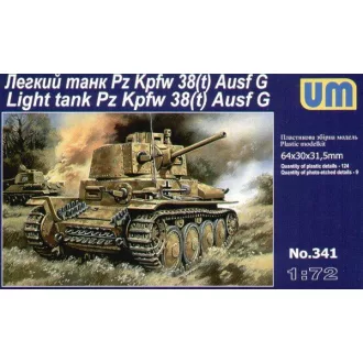 Unimodels PzKpfw 38(t)-G makett