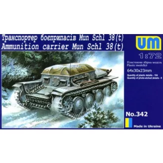 Unimodels Munitions Schlepper 38 (t) harcjármű makett