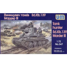 Unimodels Panzerjäger Marder III Sd.Kfz.139 makett