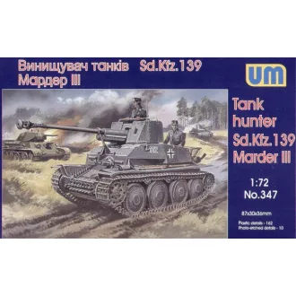 Unimodels Panzerjäger Marder III Sd.Kfz.139 makett