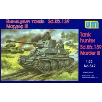   Unimodels Panzerjäger Marder III Sd.Kfz.139 harcjármű makett