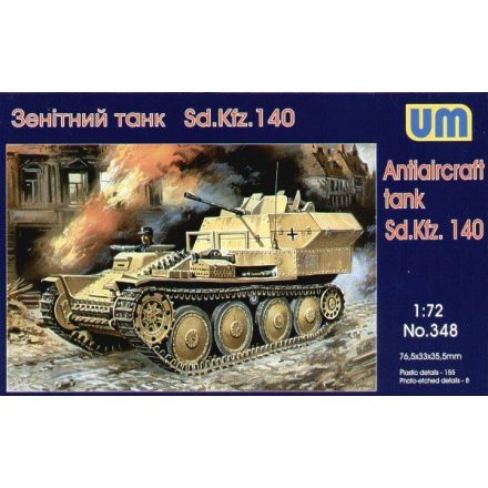 Unimodels Sd.Kfz 140 Flakpanzer makett