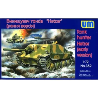  Unimodels Tank hunter Hetzer (early version) harcjármű makett