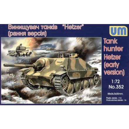 Unimodels Tank hunter Hetzer (early version) makett