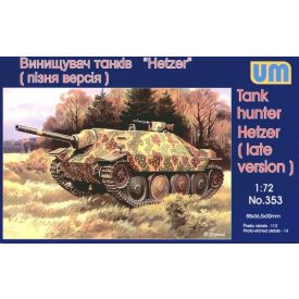 Unimodels Tank Hunter Hetzer (late version) makett