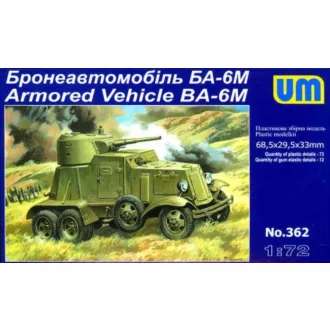 Unimodels BA-6M Armored Vehicle harcjármű makett