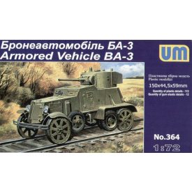Unimodels Armored Vehicle BA-3 makett