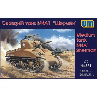 Unimodels Medium Tank M4A1 harcjármű makett