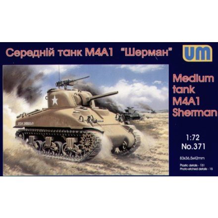 Unimodels Medium Tank M4A1 makett