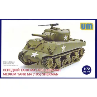 Unimodels M4(105) medium tank harcjármű makett