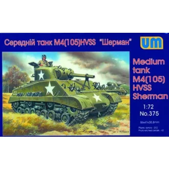 Unimodels Medium tank M4(105) HVSS harcjármű makett