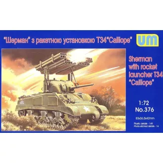   Unimodels Rocket launcher Sherman ''Galliope'' harcjármű makett