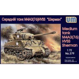 Unimodels Medium tank M4A3(76)W HVSS makett