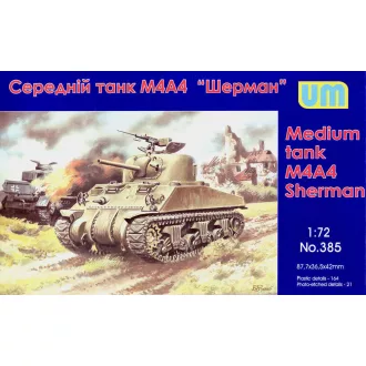 Unimodels M4A4 Sherman medium Tank harcjármű makett