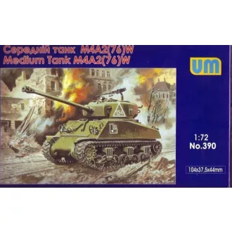 Unimodels M4A2(76)W US medium tank harcjármű makett