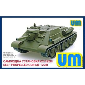 Unimodels Self-propelled artillery gun SU-122III makett