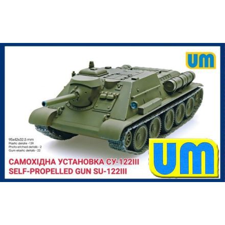 Unimodels Self-propelled artillery gun SU-122III makett