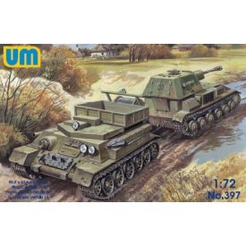 Unimodels Retriever on T-34 basis with SPG Su-76 makett