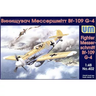 Unimodels Messerschmitt Bf 109G-4/R3 harcjármű makett