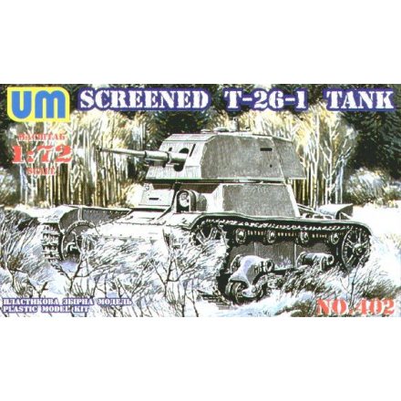 Unimodels Screened T-26-1 tank makett