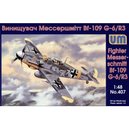 Unimodels Messerschmitt Bf-109 G-6/R3 makett