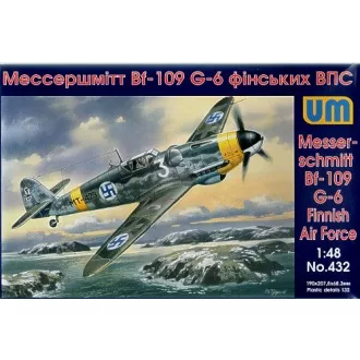   Unimodels Messerschmitt Bf 109G-6/R3 (Finish AirForce) makett