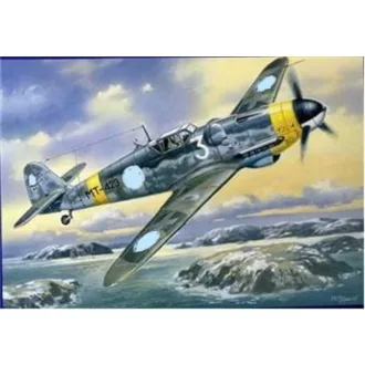   Unimodels Messerschmitt Bf 109G-6/R3 (Finish AirForce) harcjármű makett