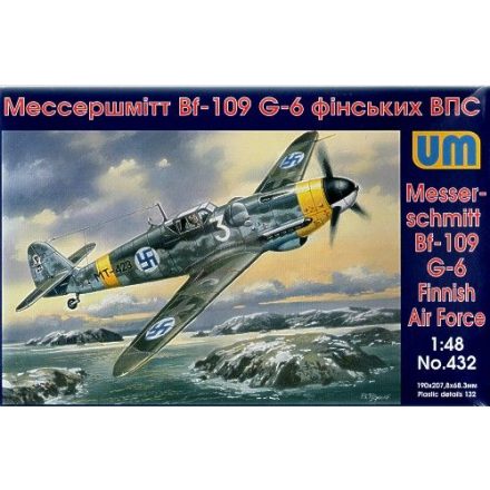 Unimodels Messerschmitt Bf 109G-6/R3 (Finish AirForce) makett