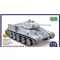 Unimodels T-34 flame-throwing tank with FOG-1 harcjármű makett