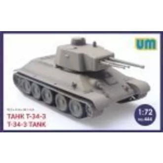 Unimodels T-34-3 Tank harcjármű makett