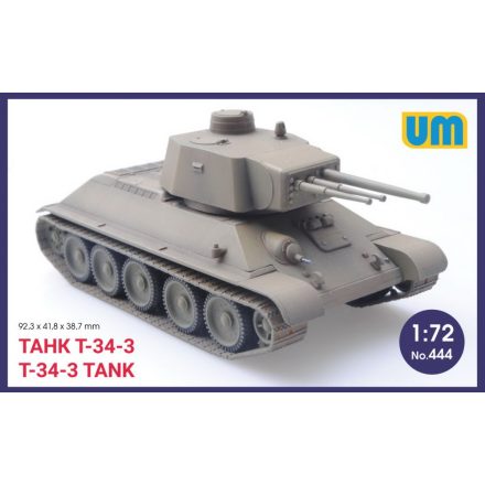 Unimodels T-34-3 Tank makett